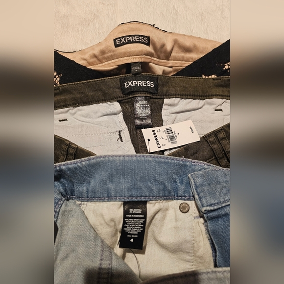 NWT Set of 3 Express Shorts Size 4 - Picture 8 of 8